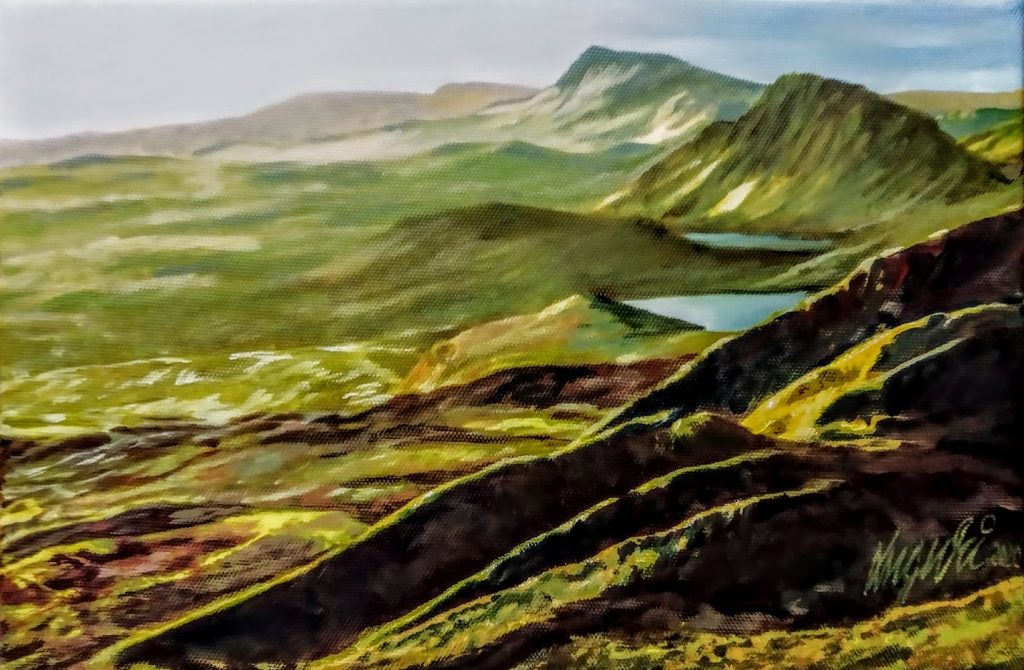 Isle of Skye Ölgemälde