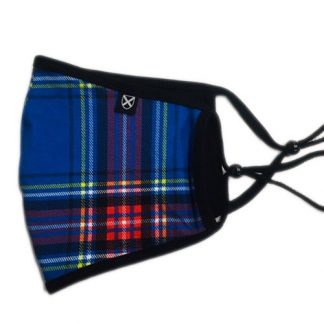 Mund-Nase-Maske Blue Stewart Tartan Karo
