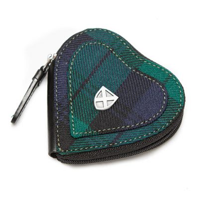 Herz-Geldbeutelt im Black Watch Tartan