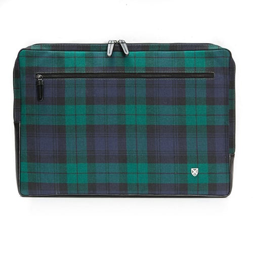 Organisationsmappe im Black Watch Tartan