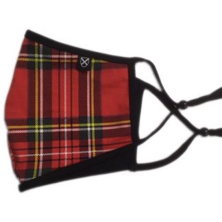 Mund-Nase-Maske Royal Stewart Tartan Karo