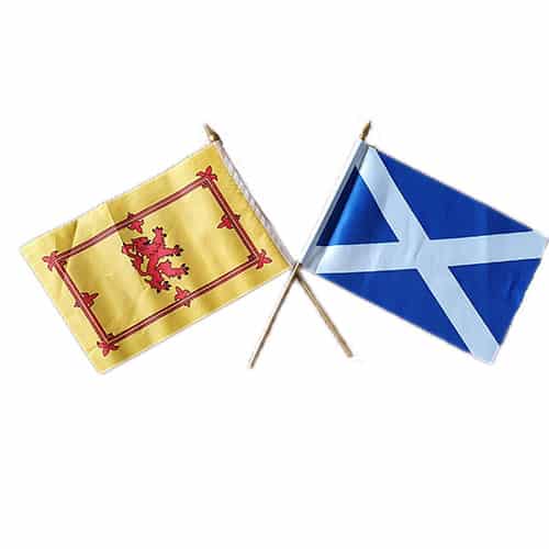 Stockflagge Schottland Doppelpack