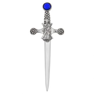 Kilt Pin St Andrews mit blauem Stein