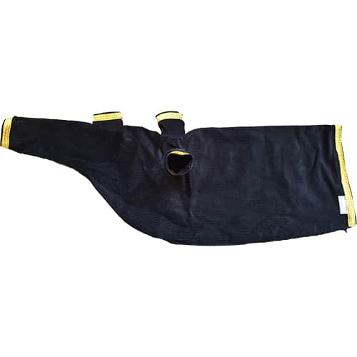Dudelsack Cover Cor schwarz gold
