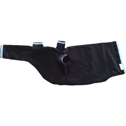 Dudelsack Cover Samt schwarz blau