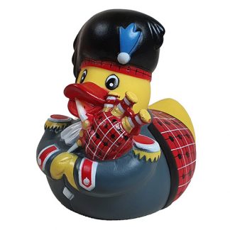 Badeente Gummiente schottischer Dudelsackspieler