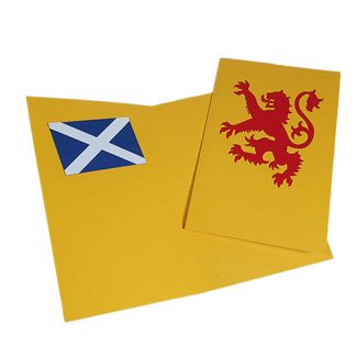 Karte Grußkarte Royal Banner of Scotland
