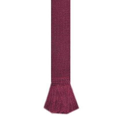 Garter Tie Burgunder