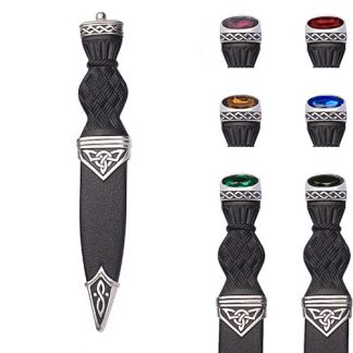 Sgian Dubh keltisches Muster