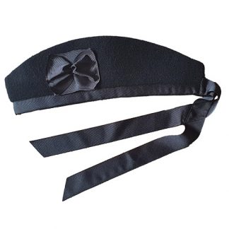Glengarry Kopfbedeckung Highland Dress schwarz