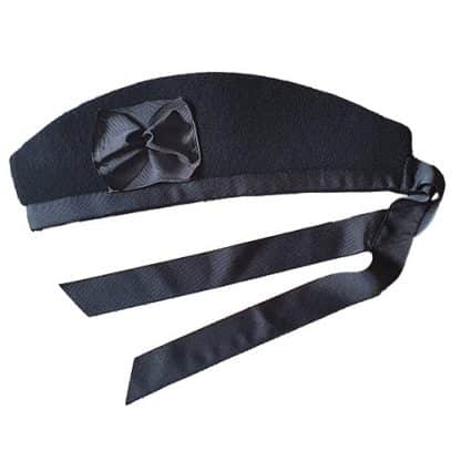 Glengarry Kopfbedeckung Highland Dress schwarz