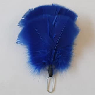Hackle flach Blau