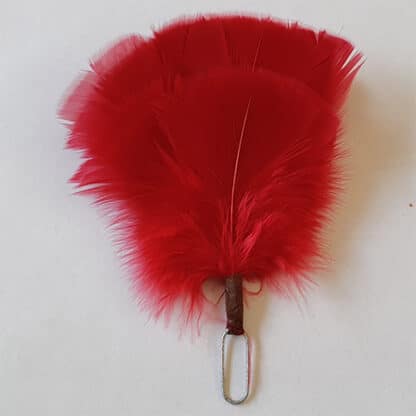 Hackle flach Kaminrot