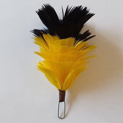 Hackle schwarz-gelb