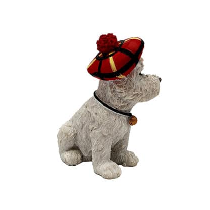 Figur schottischer West Highland Terrier Westie