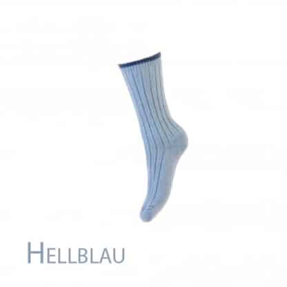 Cashmere Socken House of Cheviot Hellblau