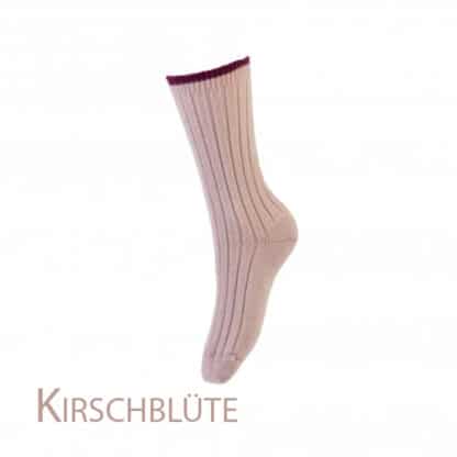 Cashmere Socken House of Cheviot Kirschblüte