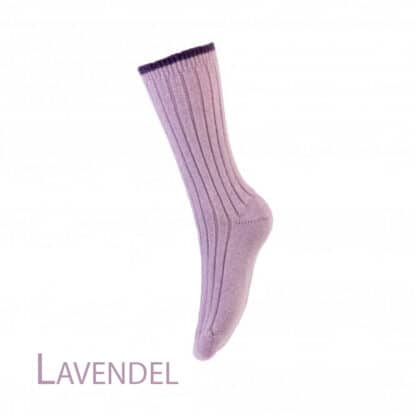 Cashmere Socken House of Cheviot Lavendel