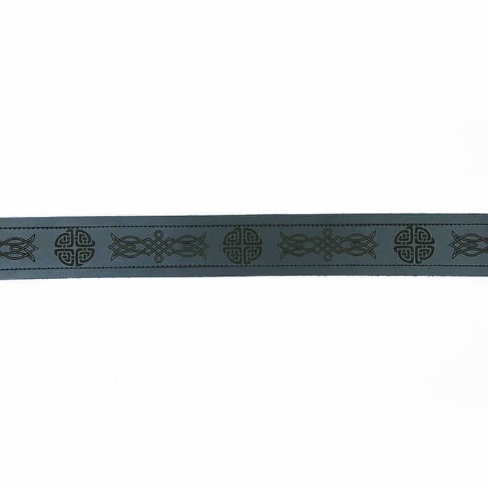Kilt Gürtel mit keltischen Symbolen aus Leder