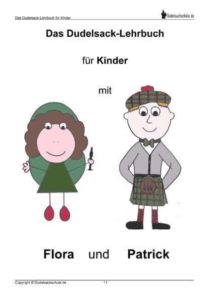 Dudelsacklehrbuch für Kinder Dudelsackschule.de Inhalt 1