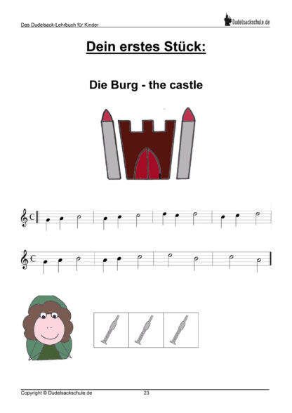Dudelsacklehrbuch für Kinder Dudelsackschule.de Inhalt 2