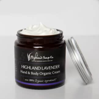 Bio Hand- und Körpercreme schottischer Lavendel – The Highland Soap Company