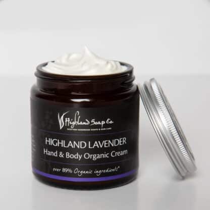 Bio Hand- und Körpercreme schottischer Lavendel – The Highland Soap Company
