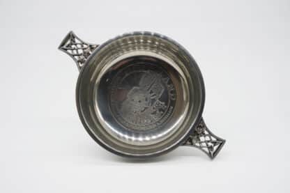 Quaich "Dudelsack Spieler" English Pewter Company