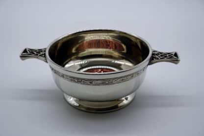 Quaich "Keltische Kupferrosette" English Pewter Company