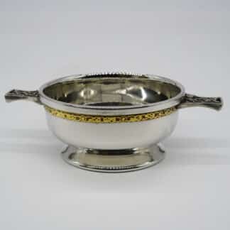 Quaich "Goldener Zierring" English Pewter Company