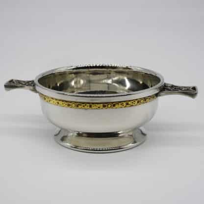 Quaich "Goldener Zierring" English Pewter Company