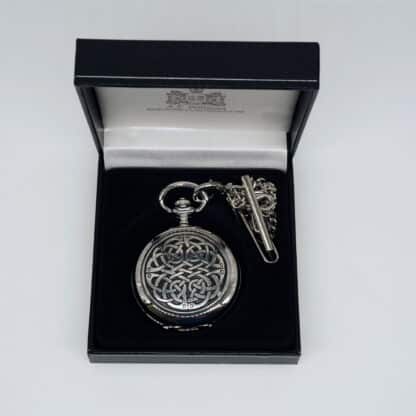Taschenuhr "Keltisches Knotenmuster" A.E. Williams