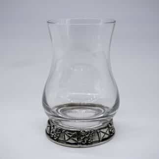 Whisky Tasting Glas Pewter schottische Flaggen
