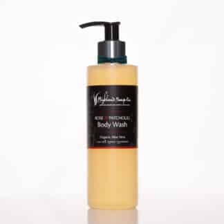 Rose and Patchouli Body Wash Duschgel Highland Soap Company