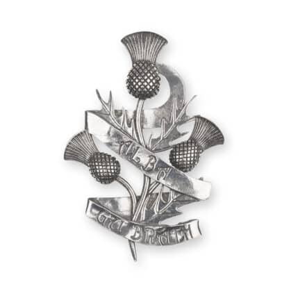 Braemar Kilt Pin Alba gu brath glänzend