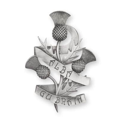 Braemar Kilt Pin Alba gu brath matt