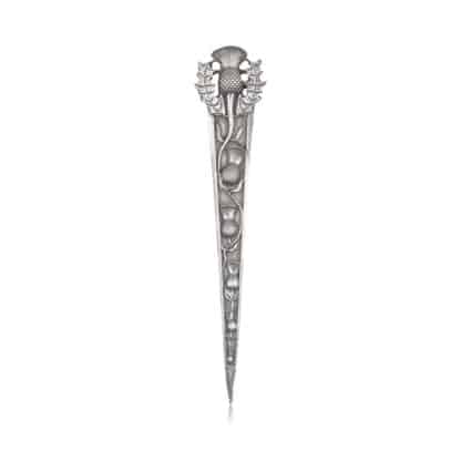 Braemar Kilt Pin schottische Distel glänzend