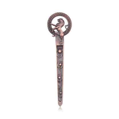 Braemar Kilt Pin schottischer Löwe Chocolate-Bronze