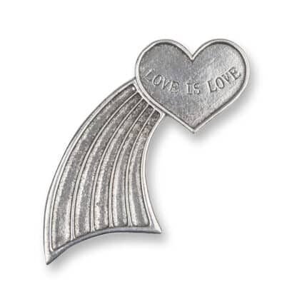 Braemar Kilt Pin Love is Love glänzend