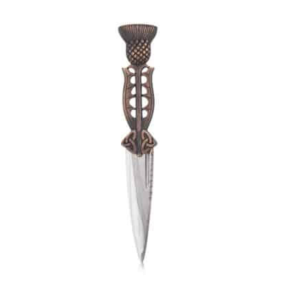 Braemar Sgian Dubh Distel Chocolate-Bronze