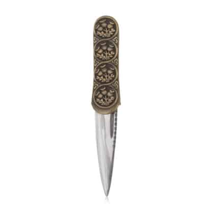 Braemar Sgian Dubh Disteln Messing