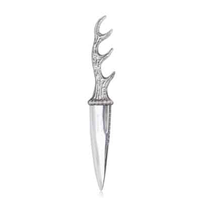 Braemar Sgian Dubh Hirschgeweih glänzend