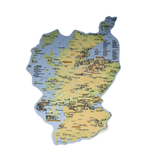 Untersetzer Whisky Brennereien Schottland
